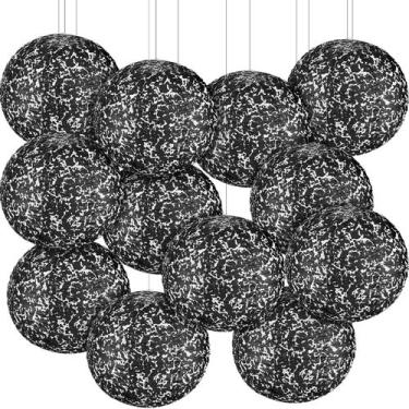 Imagem de Lanternas decorativas, papel de composição Glooglitter, 25,4 cm, 12 un