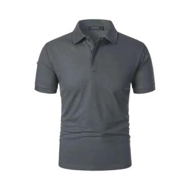 Imagem de Camisa Polo Masculina De Verão Oversized Com Tecnologia De Controle De