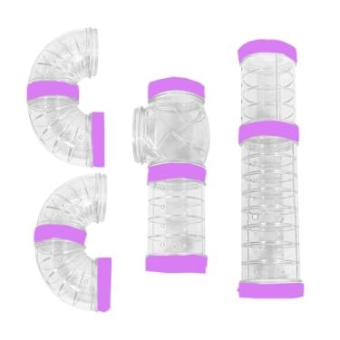 Imagem de Brinquedo de tubo de hamster, faça você mesmo, tubo sortido transparente, exercício de túnel para camundongo anão, hamster ou outros animais pequenos