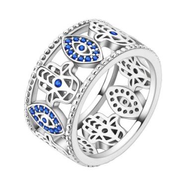 Imagem de Anel De Flor E Vaga-lume Empilhável Em Prata 925 Para Mulheres, Joia F