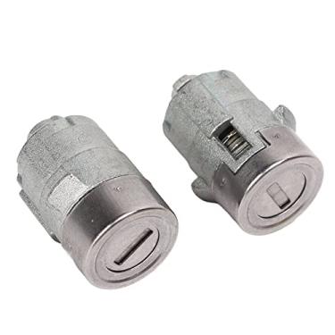 Imagem de Fechaduras de porta, conjunto de cilindro de fechadura de porta, kit de cilindro de fechadura de porta dianteira 15298924 conjunto de cilindro de fechadura esquerda e direita para escalade esv ext sut