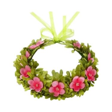 Imagem de Guirlanda Floral Moana Acessórios De Verão Para Crianças Fantasia De P