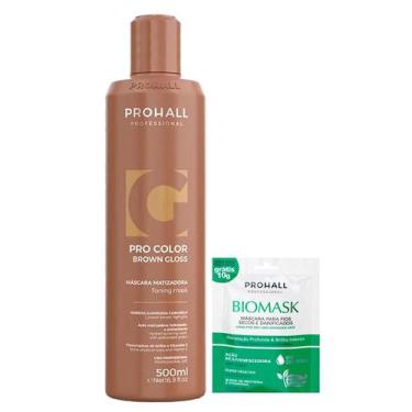 Imagem de ProHall Máscara Matizadora Brown Gloss Morena Iluminada500ML