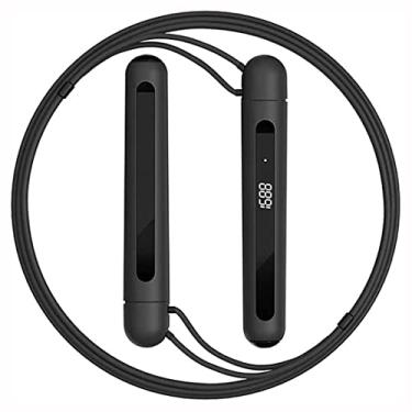 Imagem de Feiyx Corda de pular ponderada, cordas de pular digitais sem corda com contador, contador de calorias, para treino e treinamento fitnees para homens e mulheres