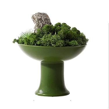 Imagem de Planta de bonsai artificial chinesa de alta moda, vaso de flores artificiais falsas, mesa de bar de varanda, sala de estar, simulação de plantas, flores artificiais, planta artificial em vaso pequeno