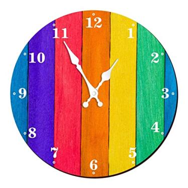 Imagem de Relógio de parede nórdico imitação mármore madeira relógio de parede moderno minimalista relógio de parede criativo sala de estar moda silenciosa relógio de parede de madeira relógio de parede digital