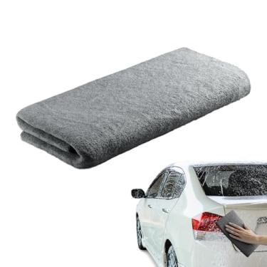 Imagem de Toalha de secagem de - Trapos reutilizáveis sem fiapos | Toalha de polimento de polimento de - para espelho casa secagem de animais de estimação SUVs casa cozinha janela veículo automotivo