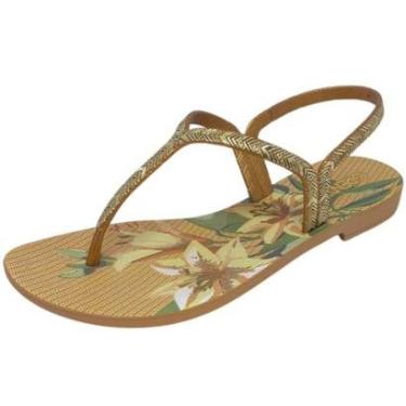 Imagem de Sandália De Dedo Feminina Rasteira Amor Em Flor Grendha-Feminino