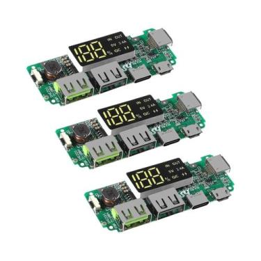 Imagem de Módulo De Carregamento De Bateria De Lítio Dual USB 5V 2.4A Com LED Mi