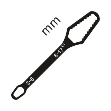 Imagem de Chave Torx Ajustável 3-17mm, Ferramenta Manual De Dupla Cabeça Com Aut