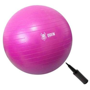 Imagem de Bola de Ginástica Suíça Yoga Pilates 75cm Odin Fit, Rosa