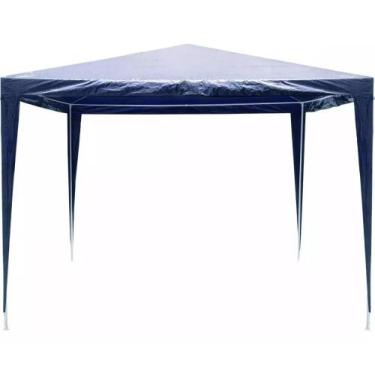 Imagem de Gazebo 3x3m Azul Kala 293708 Tenda Praia Jardim Desmontável