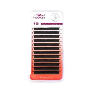 Imagem de Cílios Em Forma De W FADVAN Pré-Montados 2D-8D, Cílios Naturais De Min