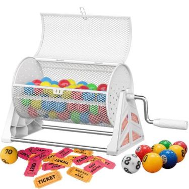 Imagem de Riffle Drum ArtiSpin, girador de bilhetes de rifa de 7 polegadas com s