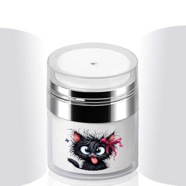 Imagem de 1 frasco hermético hermético de 50 ml, frasco portátil para viagem, sem vazamento, para creme facial, versátil para loção corporal e protetor solar, Branco-xx022m, 50ml