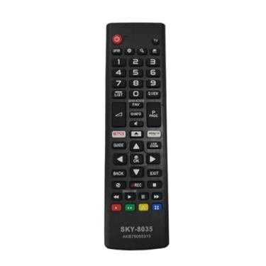 Imagem de Controle Remoto Smart compatível com TVs LG, Modelo SKY-8035, Preto