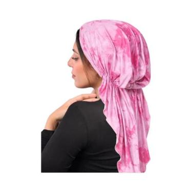 Imagem de Hijab Com Estampa Floral Para O Ramadan, Turbante Macio E Elástico Com
