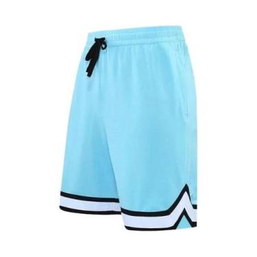 Imagem de Shorts De Basquete E Corrida De Verão Multicoloridos Com Cintura Elást