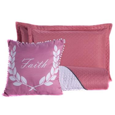 Imagem de Kit Cobre Leito Dupla Face C/ Almofada Casal 04Pçs