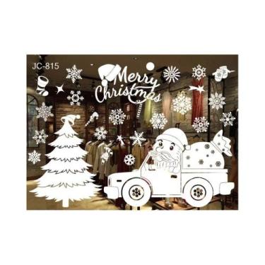 Imagem de Adesivos De Natal Para Janelas, Decoração Para Casa, Quarto Infantil, 
