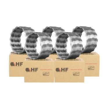 Imagem de Cerca concertina simples galvanizada 30cm 50 metros - HF CENTRAL