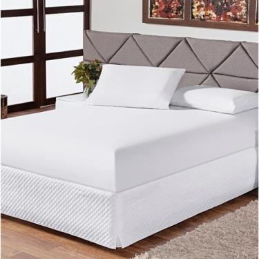 Imagem de Lençol King Size com Elástico 1 Peça Soft Antiácaro 100% Poliéster 180