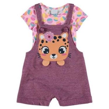 Imagem de Conjunto Menina Blusa e Jardineira Malwee 1 ao 8 Ref. 97995-Feminino