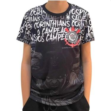 Imagem de Camiseta Corinthians Infantil Quebrada Bem-Vindo ao Hospício-Masculino