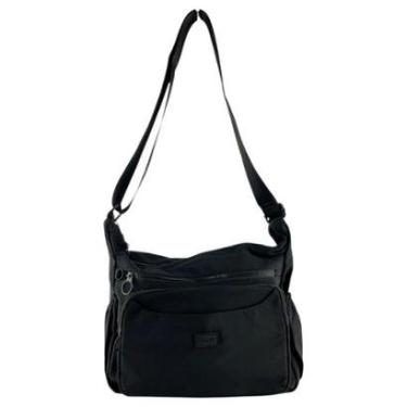Imagem de Bolsa Feminina Focus Transversal Grande Com Vários Bolsos-Feminino