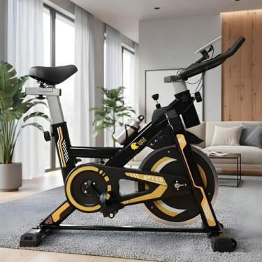 Imagem de Bicicleta Spinning Ergométrica Suporta 120kg Bike Com Roda De Inércia 