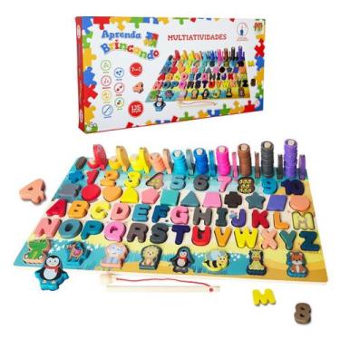 Imagem de Aprenda Brincando Brinquedo Multi Atividade Didático Aprender Educativ