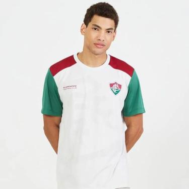 Imagem de Camisa Fluminense Pulsar Off White e Bordô - Braziline, P