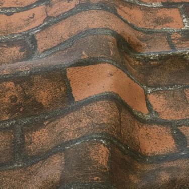 Imagem de Tecido Decoração Estampado Tijolo 1,40 Mt Largura Marrom