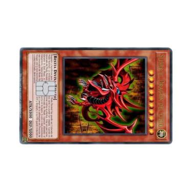 Imagem de Conjunto De Cartas De Monstros Yu-Gi-Oh 4 Peças Adesivos Impermeáveis 