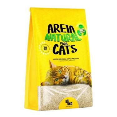 Imagem de Tiger Cats Areia Higienica 4Kg Biodegradavel 100% Natural