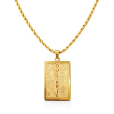 Imagem de Colar Feminino Pombagira Quitéria - Banhado em Ouro 18k - Tri Gata