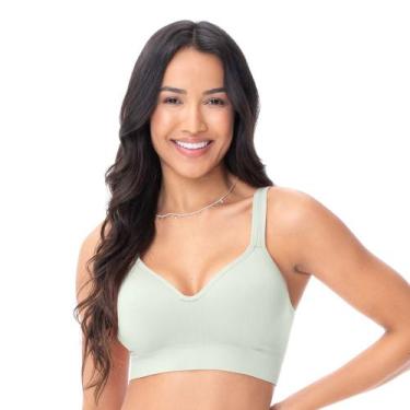 Imagem de Sutiã Comfort Duplo Alças Largas Reguláveis com Bojo sem Costura Brisa