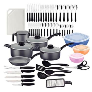 Imagem de Kit Cozinha Tramontina em Alumínio com Revestimento Starflon Max Chumb