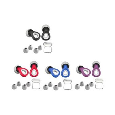 Imagem de Conjunto De Protetores Auriculares De Silicone Impermeáveis Com Reduçã