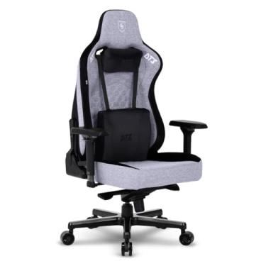 Imagem de Cadeira Gamer DT3 Rhino Fabric, ergonomica e confortável em Tecido DT3 TechSoft™, espuma injetada, estrutura reforçada em aço, braços 4D+, suporta até 200kg e altura máx. de 2,00m (Ashen)