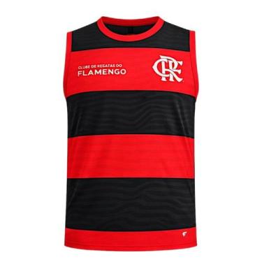 Imagem de Regata Braziline Presença Flamengo Masculina, M, Vermelho, Preto