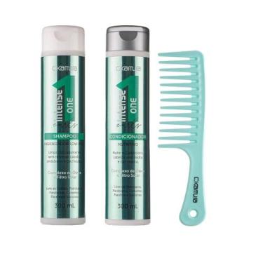 Imagem de Kit C.Kamura Curls com Shampoo , Condicionador e Pente Banho