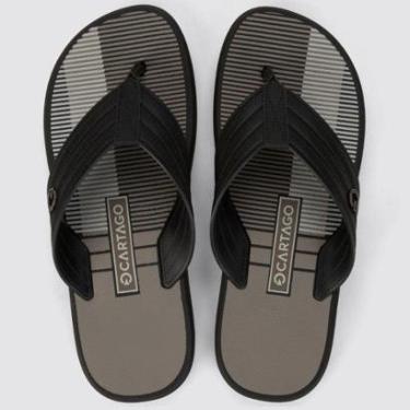 Imagem de Chinelo Cartago Montreal Listrado Casual Masculino-Masculino