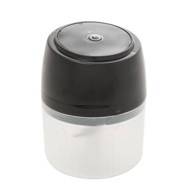 Imagem de Mini Processador de Alimentos Recarregável C/USB de Plástico C/3 Lâminas Aço Inox Preto...