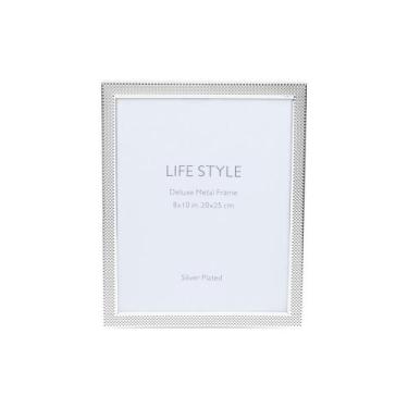 Imagem de Porta Retrato Wolff Chess Prata de Aço 15cm x 20cm