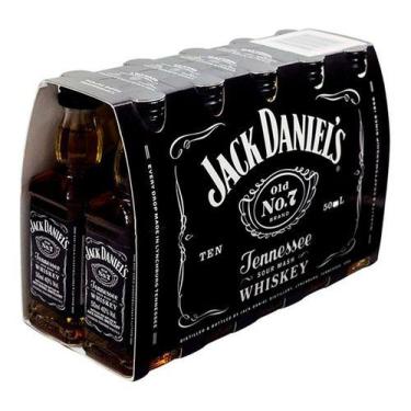 Imagem de Whisky Jack Daniel's Garrafa 50 Ml Kit Com 10 Unidades