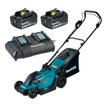 Imagem de Cortador De Grama 2 Baterias 18v Makita Dlm432z + Carreg Biv