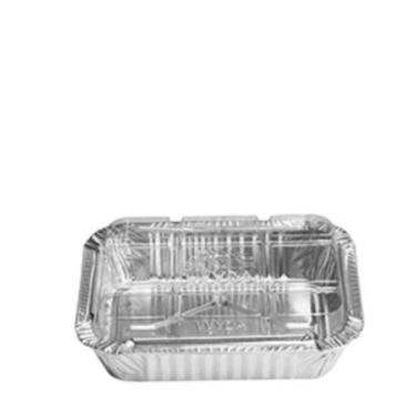 Imagem de Bandeja De Alumínio D12FS 220Ml Com 100 Unidades E Com Tampa Plática W