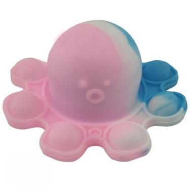 Imagem de Fidget Toy Polvo Pop It Chaveiro Alivia Estresse Sensorial Ansiedade R