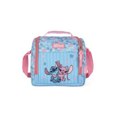 Imagem de Lancheira Escolar Térmica Stitch Disney Meninas Infantil - Luxcel, Ros